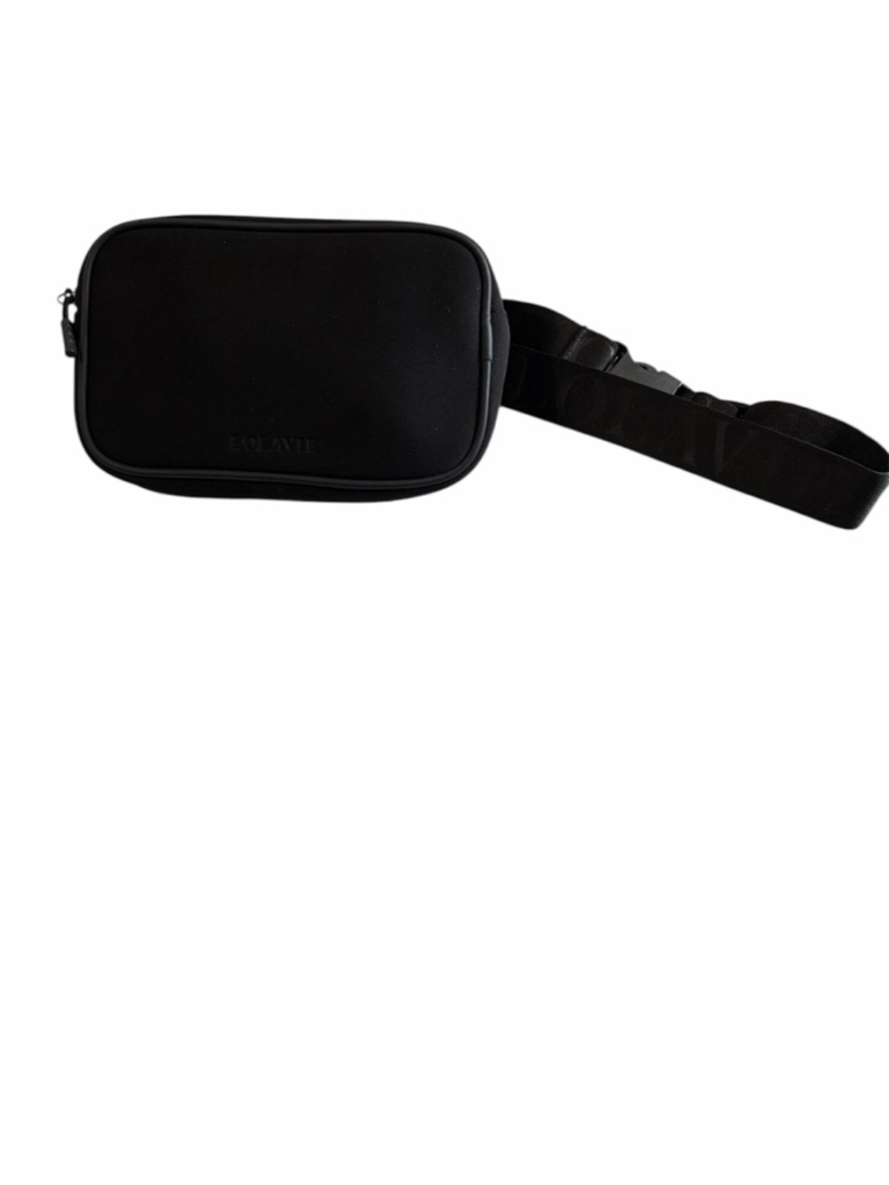 Black Men’s Crossbody Belt Bag by Kolavii
